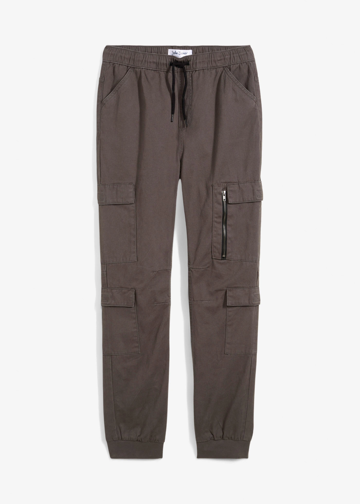 Katoenen cargobroek voor jongens, regular fit • antraciet • product-page.page-title-suffix