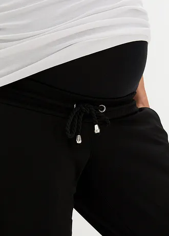 Kalhoty bez zapínání s elastickým pasem Punto di Roma • černá • bonprix obchod