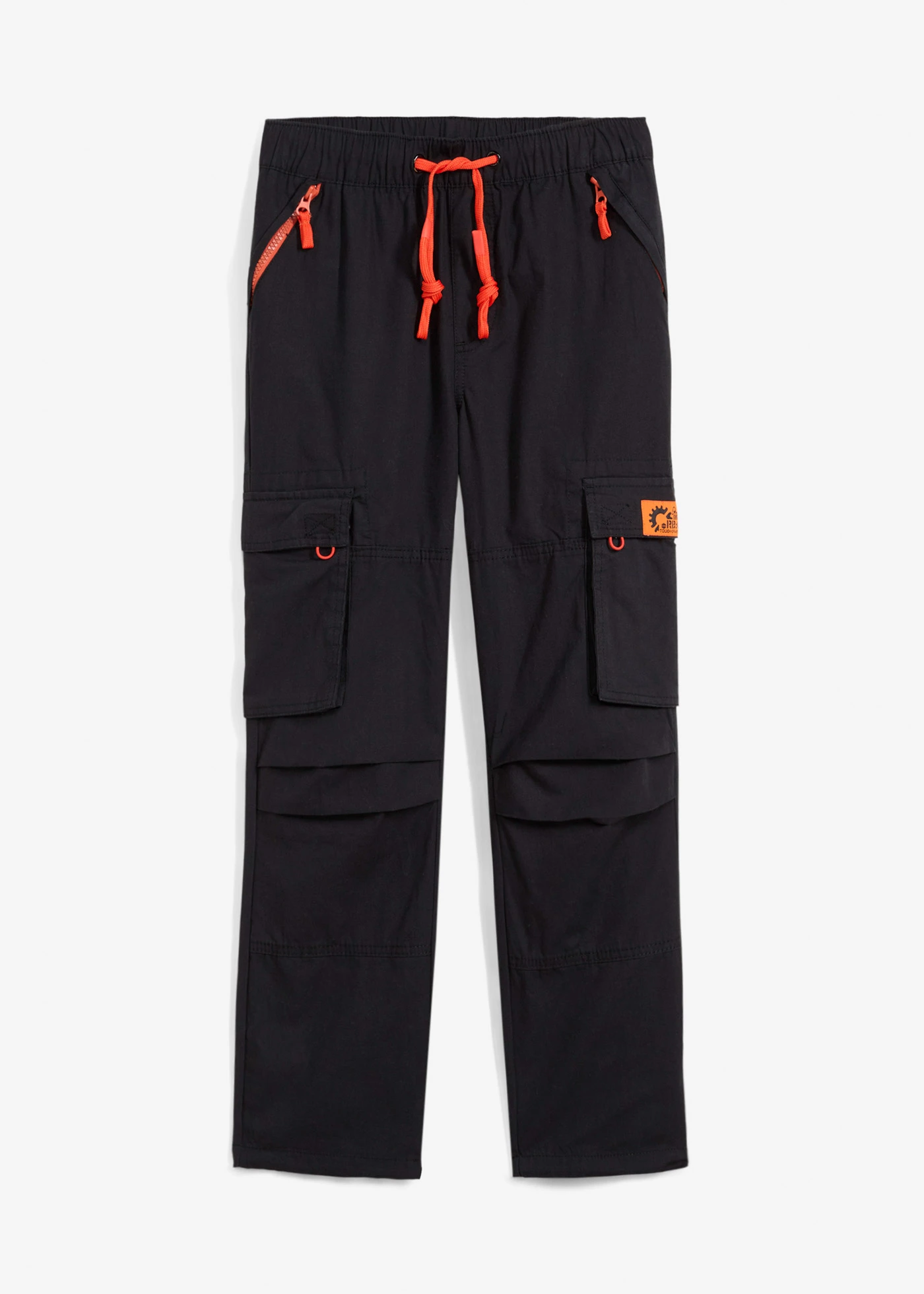 Kalhoty Regular Fit s cargo kapsami, pro chlapce • černá • bonprix obchod