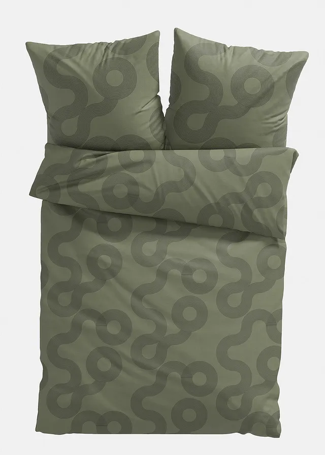 Lenjerie de pat cu model grafic