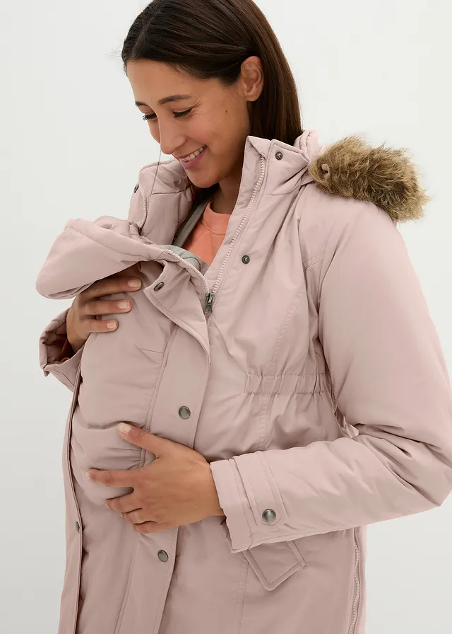 Veste de grossesse 3-en-1 avec fonction de portage • rose mat • product-page.page-title-suffix