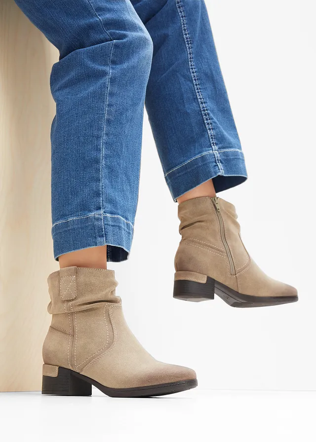 Bottines western Jana en largeur confortable • taupe • product-page.page-title-suffix