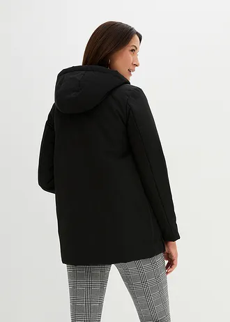 Veste de grossesse technique avec fonction de portage, légèrement rembourrée • noir • Boutique bonprix