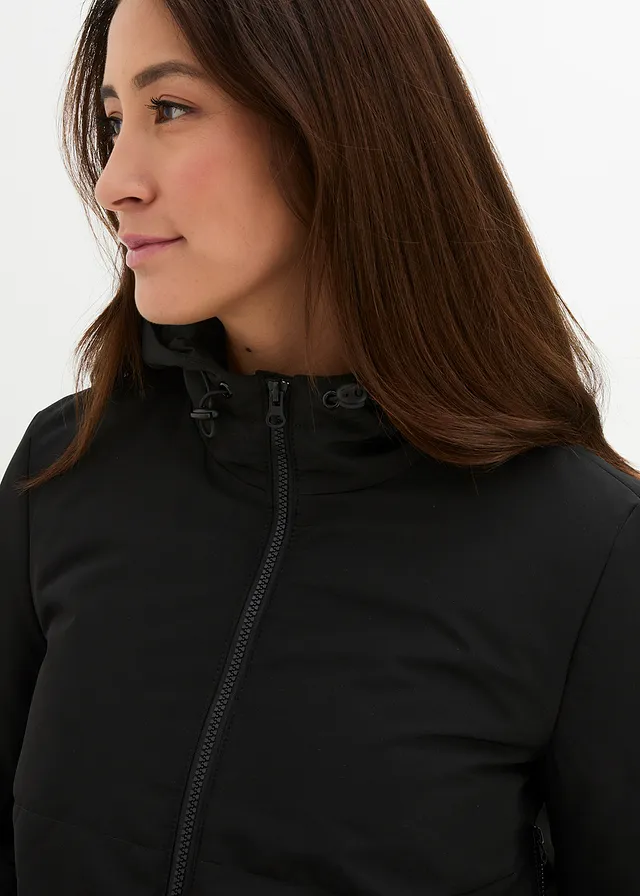 Veste de grossesse technique avec fonction de portage, légèrement rembourrée • noir • product-page.page-title-suffix