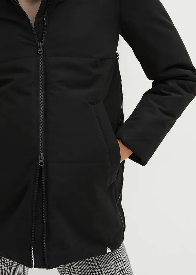 Veste de grossesse technique avec fonction de portage, légèrement rembourrée • noir • product-page.page-title-suffix