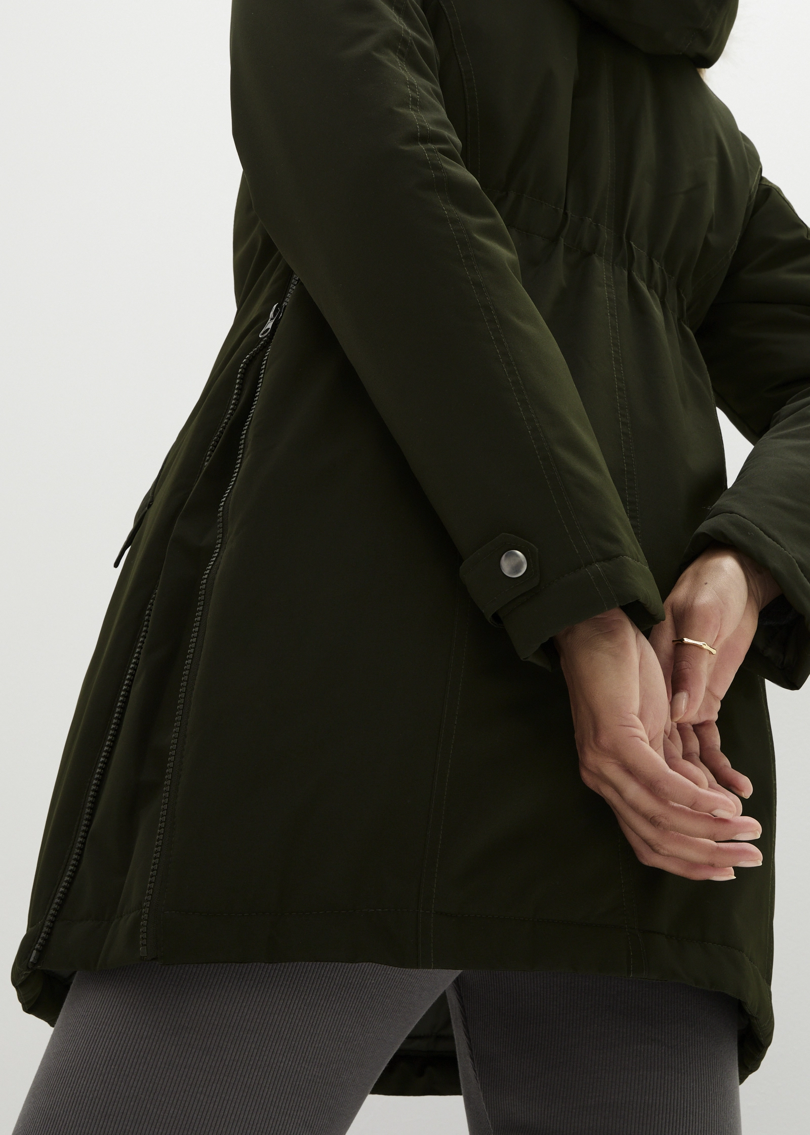 Těhotenská/nosicí bunda • půlnoční olivová • bonprix obchod