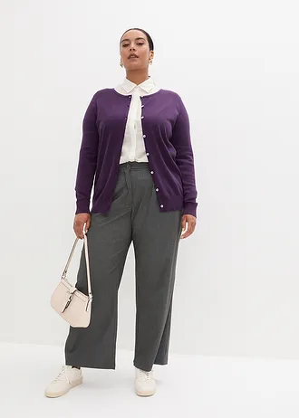 Gilet en maille, Couleur: violet foncé