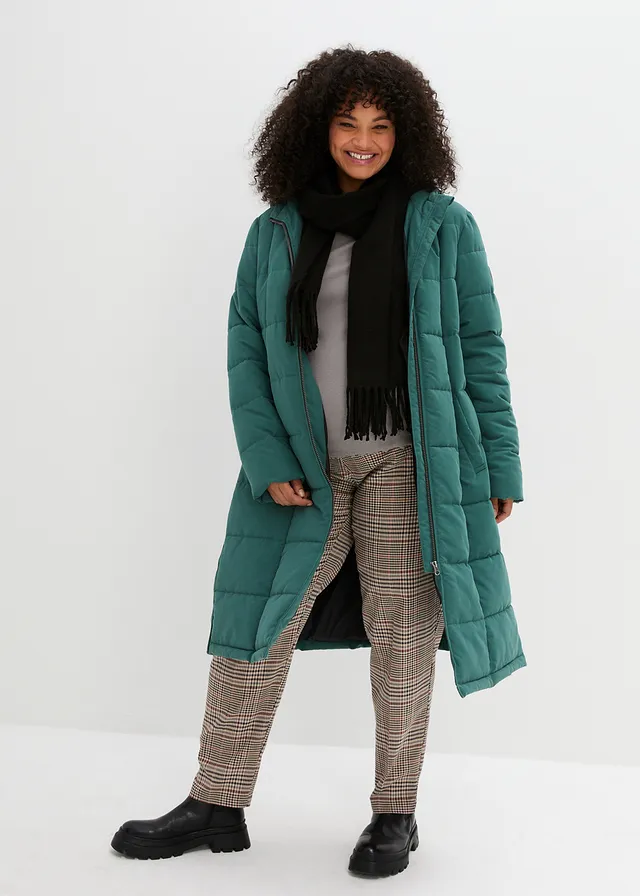 Doudoune 3en1 de grossesse et de portage, Couleur: vert mat