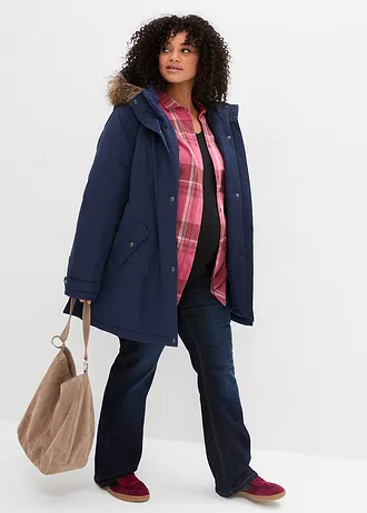 Těhotenská/nosicí bunda, barva: tmavě modrá