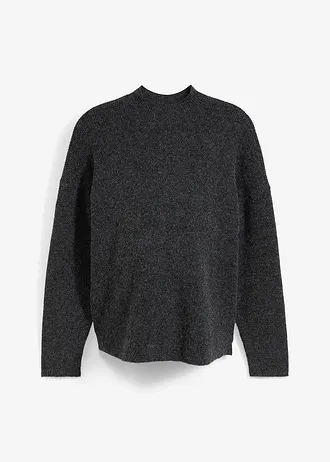 Supersoft těhotenský svetr s dlouhým rozparkem