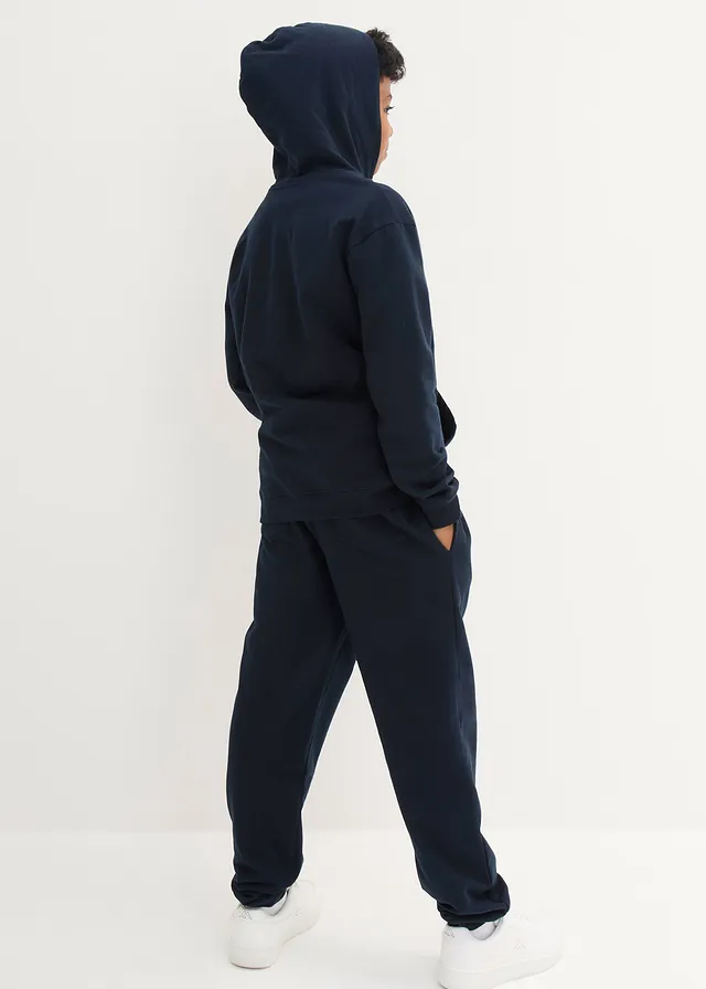 Survêtement enfant en molleton (sweat et pantalon) • bleu foncé • product-page.page-title-suffix