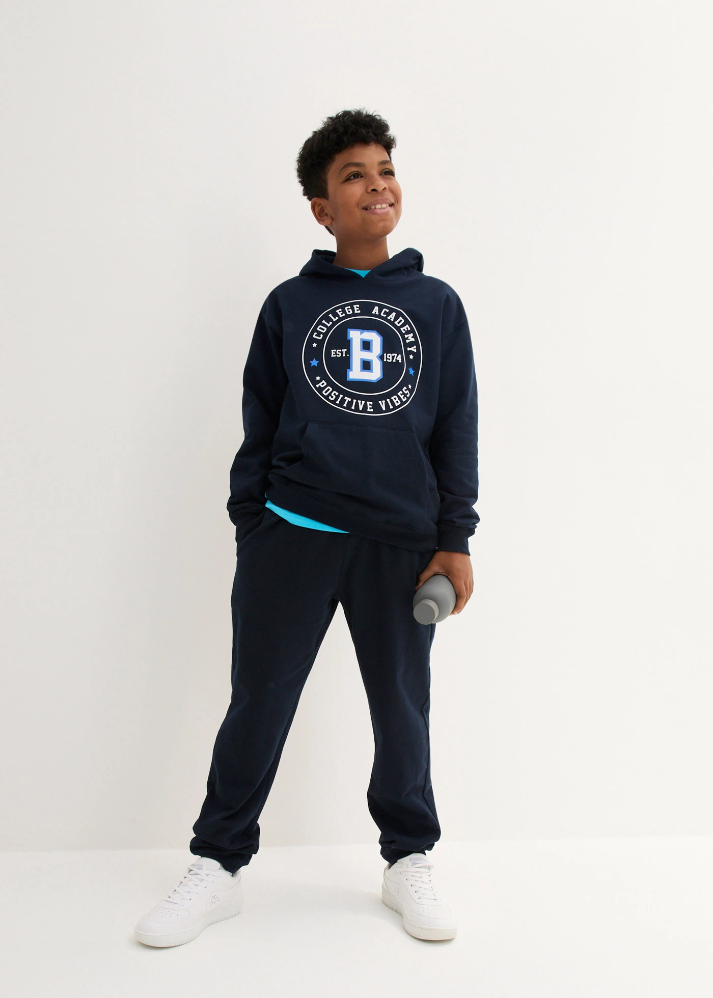 Kinderen sweater en sweatpants (2-dlg. set) • donkerblauw • bonprix online shop