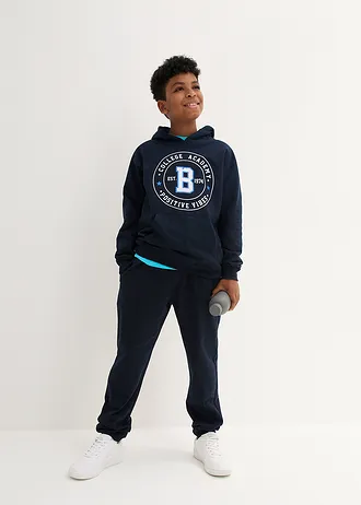 Kinderen sweater en sweatpants (2-dlg. set) • donkerblauw • bonprix online shop