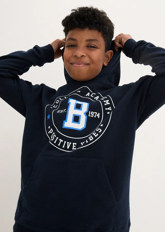 Survêtement enfant en molleton (sweat et pantalon) • bleu foncé • product-page.page-title-suffix