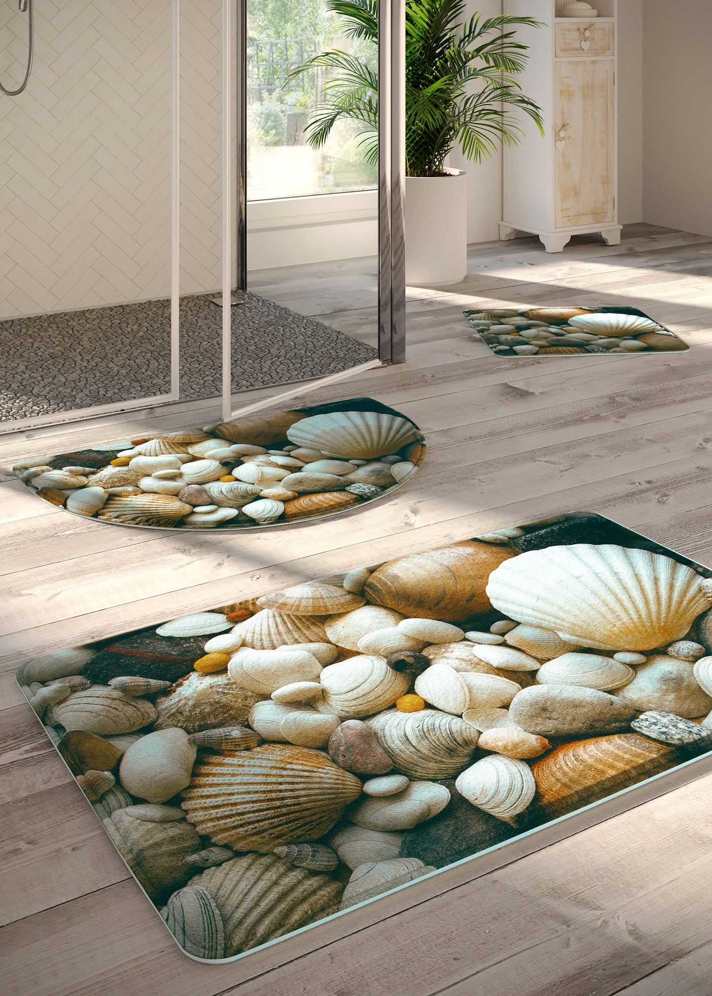 Tapis de bain à mémoire de forme • ecru • Boutique bonprix