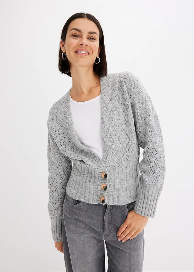 Gilet en fine maille • gris clair chiné • product-page.page-title-suffix