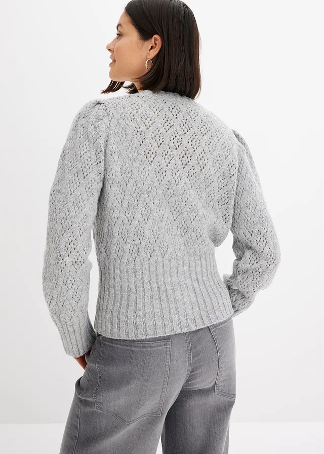 Gilet en fine maille • gris clair chiné • product-page.page-title-suffix