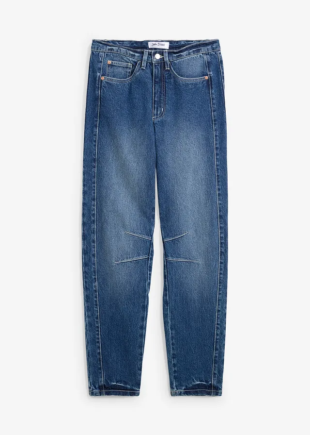 Mom jeans met high waist