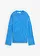Trui van zacht bouclé, Kleur: briljantblauw