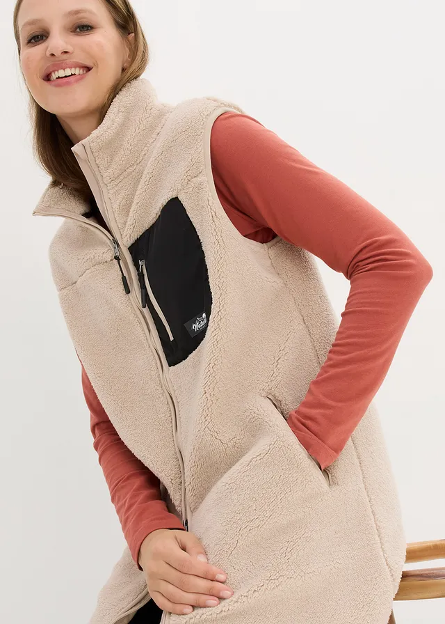 Gilet polaire sans manches • gris pierre • product-page.page-title-suffix