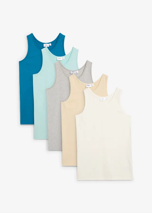 Maiou cu bumbac moale (set/5 buc.)