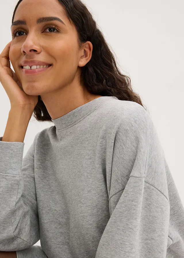 Oversized sweatjurk • lichtgrijs gemêleerd • product-page.page-title-suffix