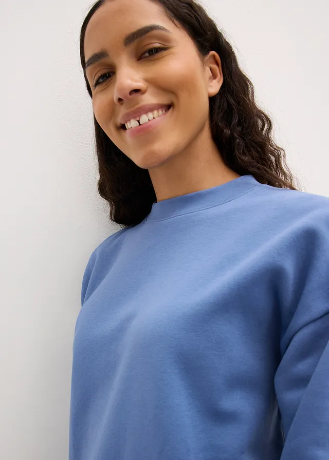 Robe oversize en molleton • bleu jean • product-page.page-title-suffix