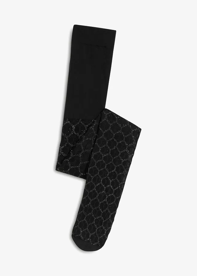 Pančuchové nohavice s ligotavým tkanivom s recyklovaným polyamidom