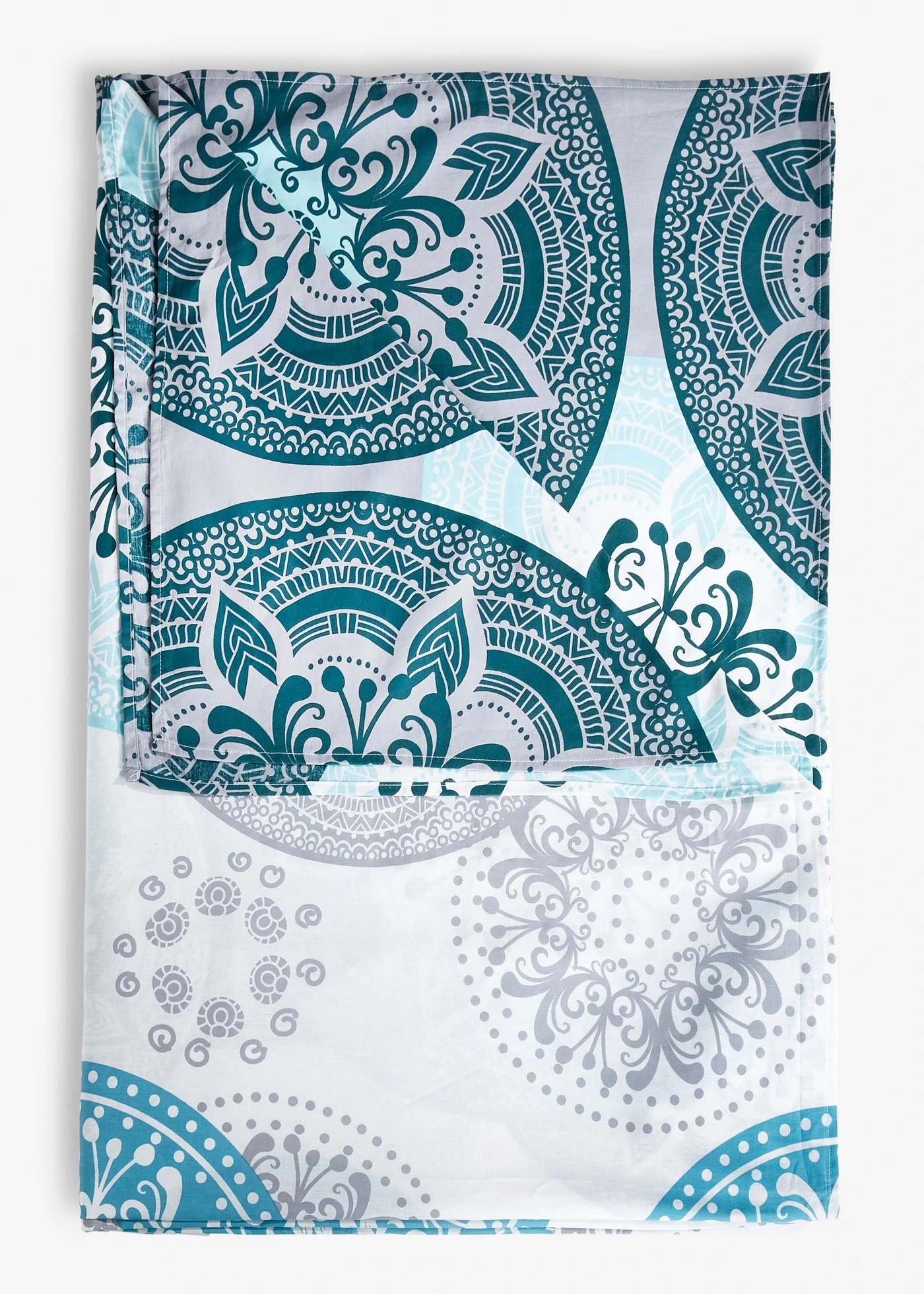 Přehoz na postel s ornamenty • petrolejovo-mátová • bonprix obchod