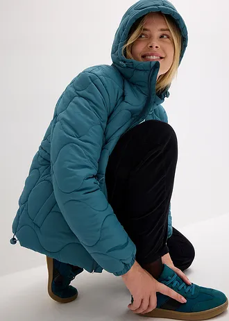 Prošívaná bunda • matně petrolejová • bonprix obchod