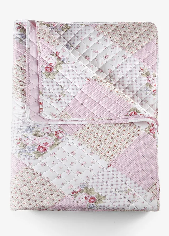 Sprei met rozen, Kleur: roze