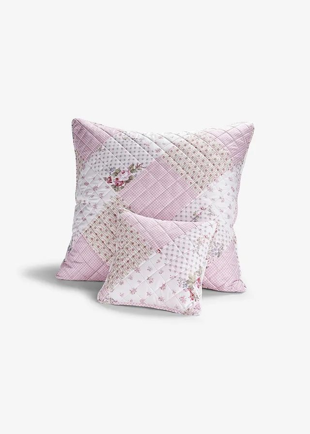 Kussenhoes met rozen (set van 2) • roze • bonprix online shop