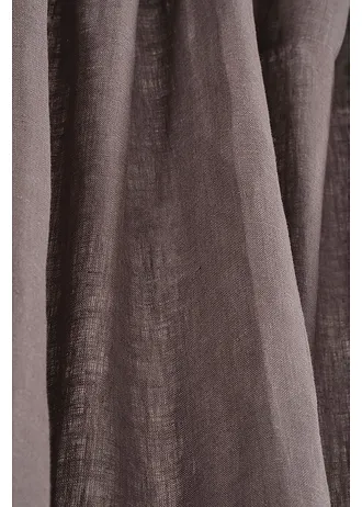Rideau en lin (1 pce), Couleur: gris