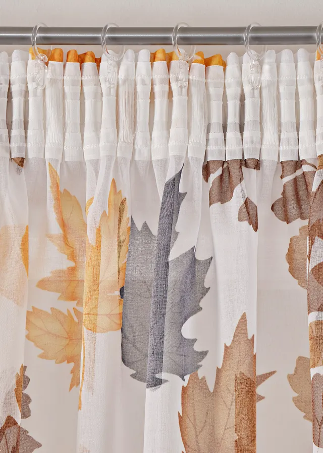 Voilage (1 pce) • sable-marron-gris floral • product-page.page-title-suffix