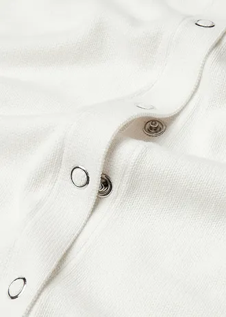 Vest van puur katoen • wolwit • bonprix online shop