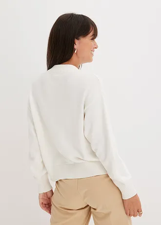 Vest van puur katoen • wolwit • bonprix online shop