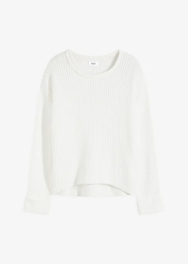 Pulover oversize cu fire moi tip chenille