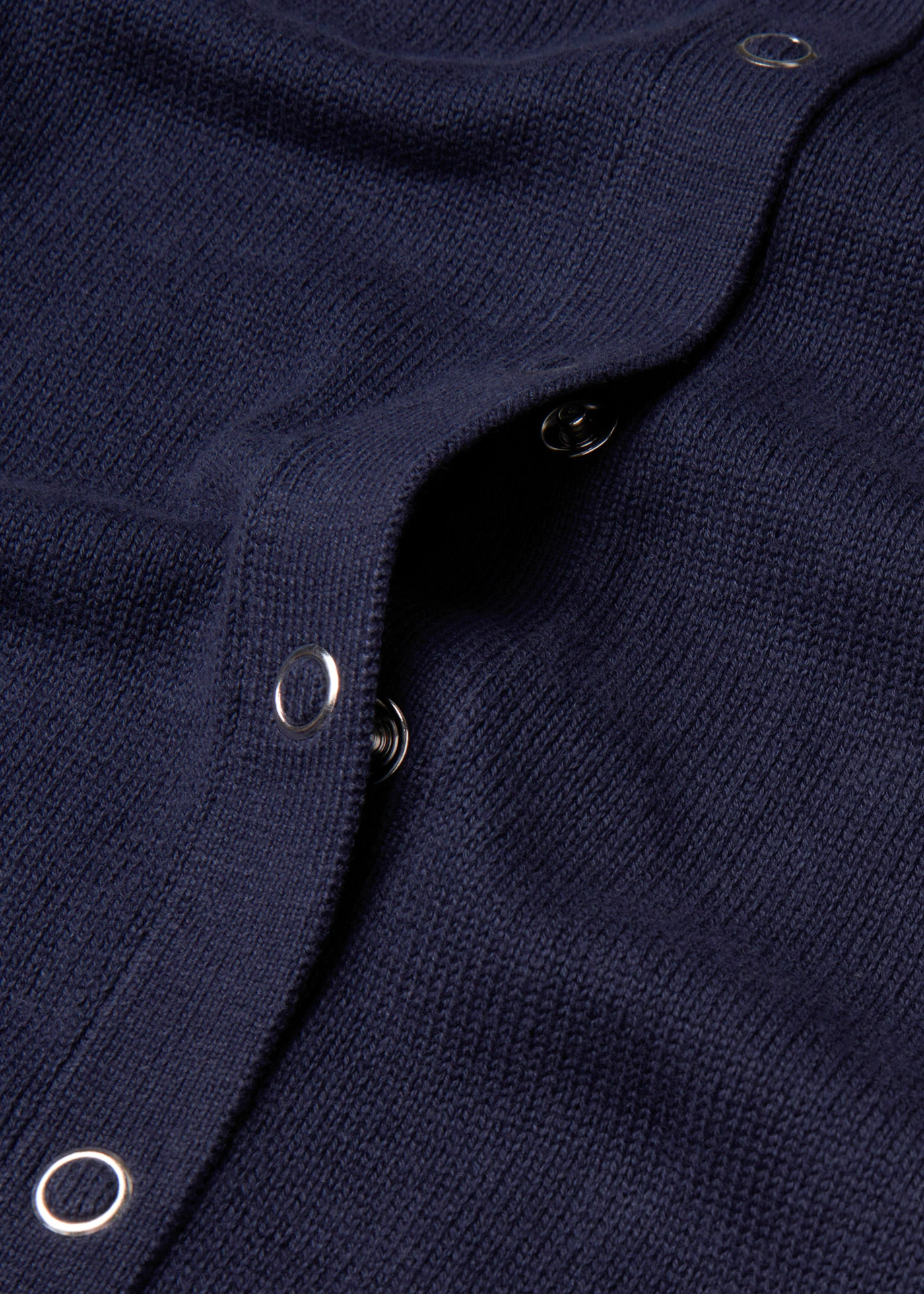 Gebreid vest van katoen • donkerblauw • bonprix online shop