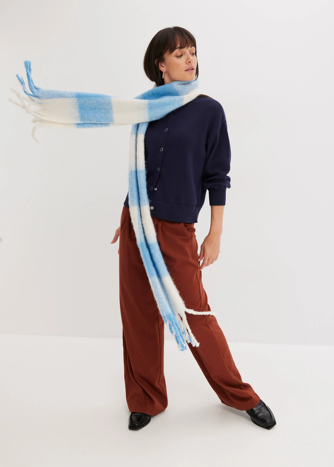 Vest van puur katoen • donkerblauw • bonprix online shop