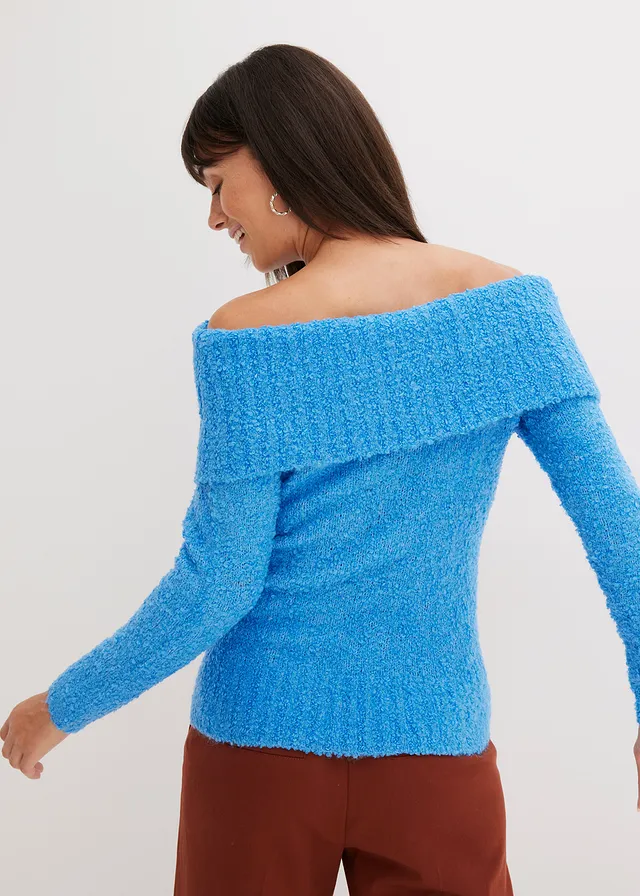 Pull épaules dénudées • bleu brillant • product-page.page-title-suffix
