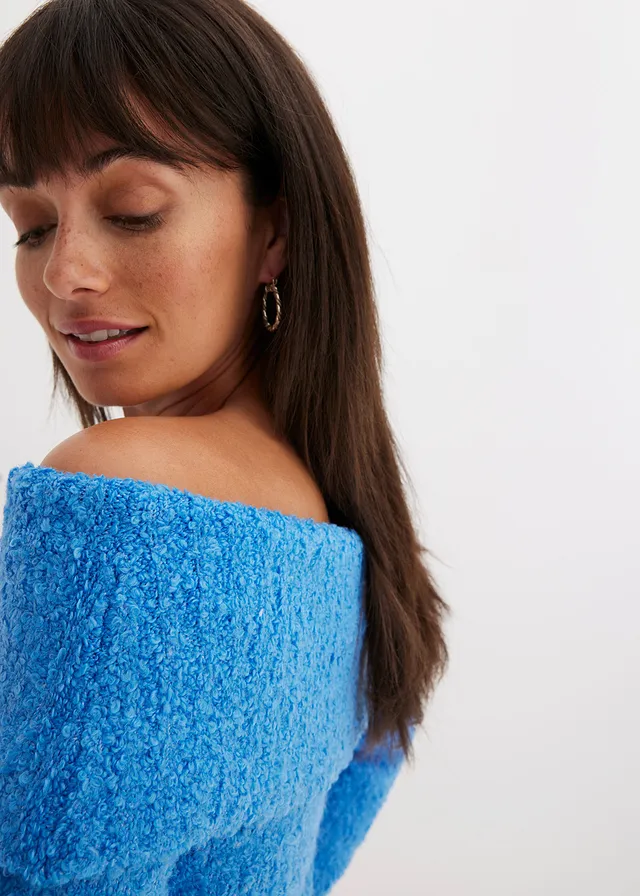 Pull épaules dénudées • bleu brillant • product-page.page-title-suffix