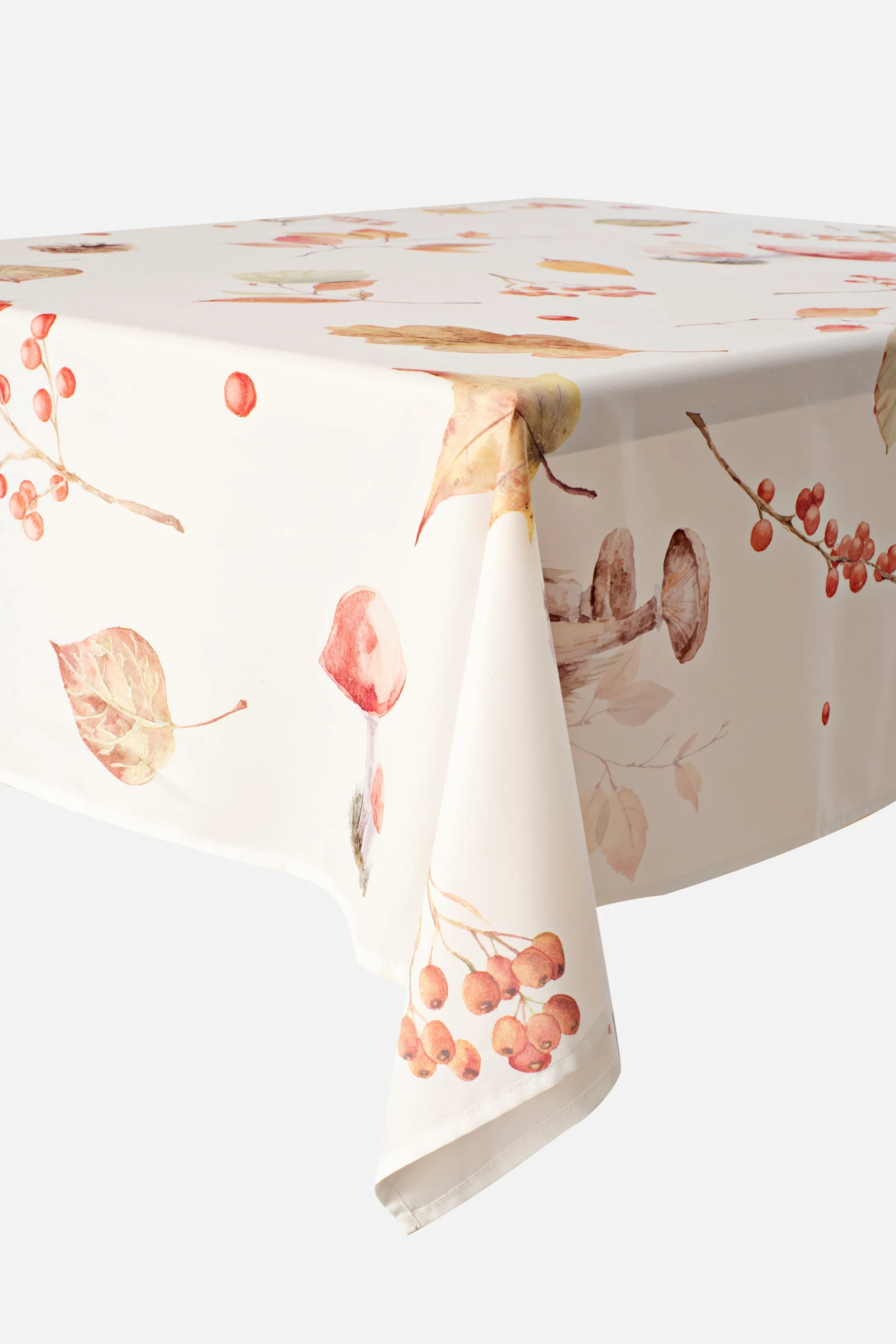 Ubrus s podzimním motivem • hnědá/červená/bílá • bonprix obchod