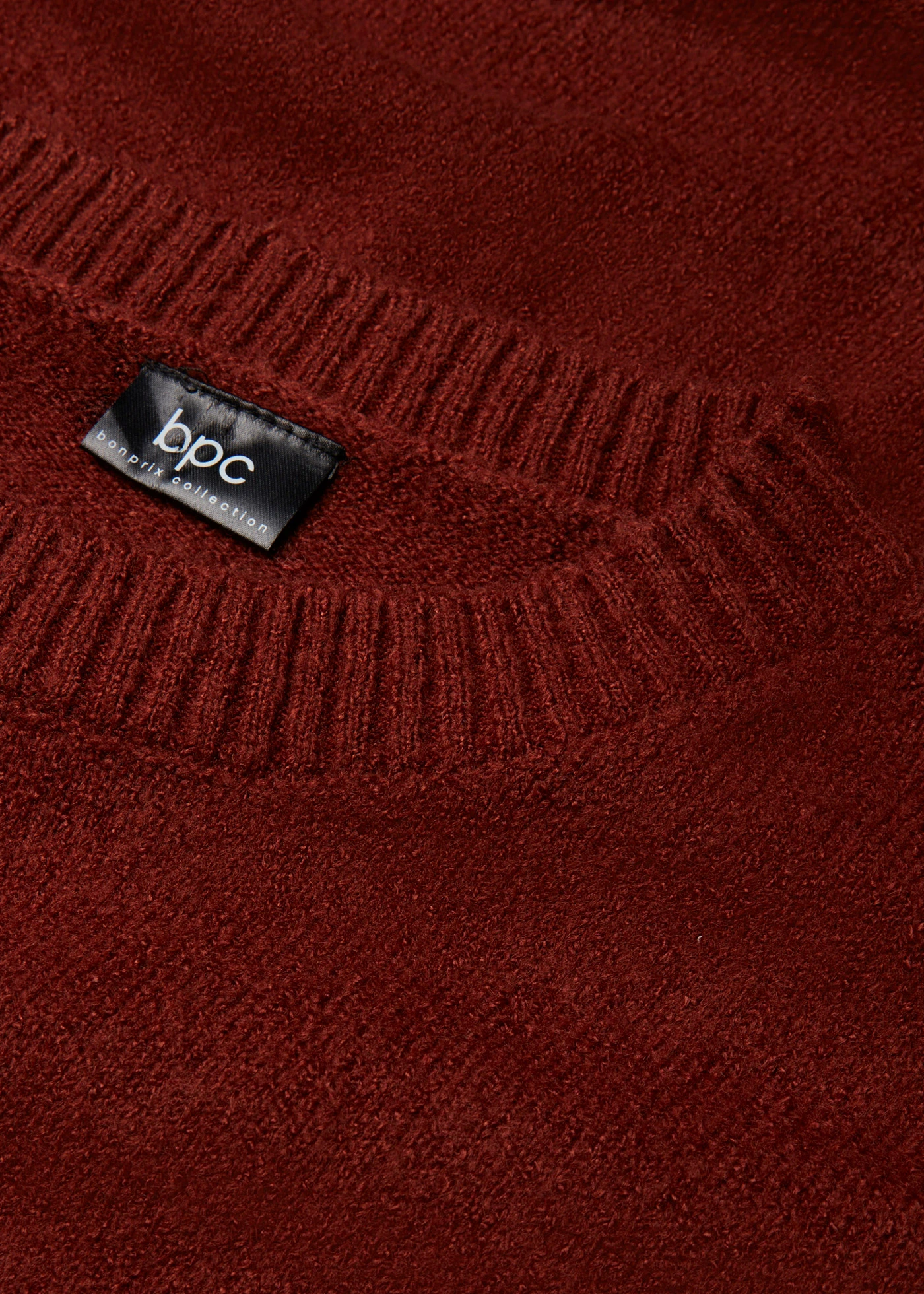 Oversized pletené šaty • mahagonová hnědá • bonprix obchod