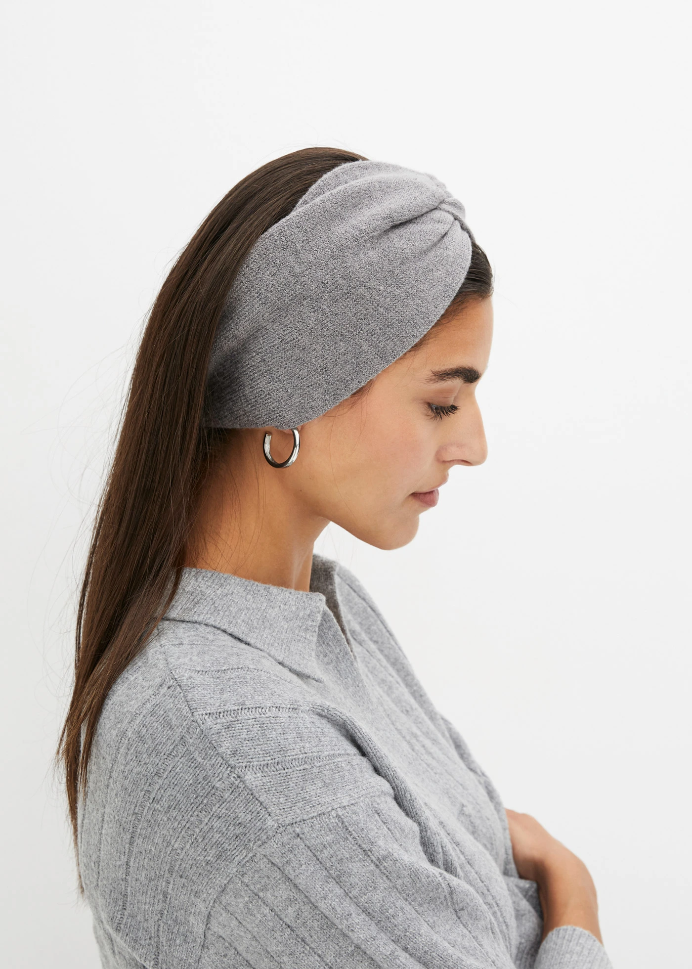 Bentiță • gri melanj • magazin bonprix