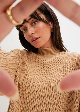 Oversize svetr z čisté bavlny • bílá káva • bonprix obchod