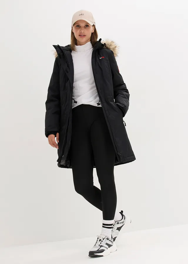 Parka outdoor chaude et imperméable, Couleur: noir