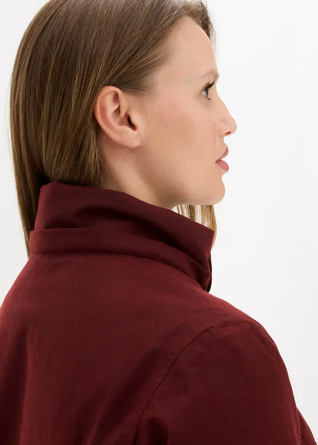Waterdichte outdoor jas in layerlook • kastanjerood • product-page.page-title-suffix