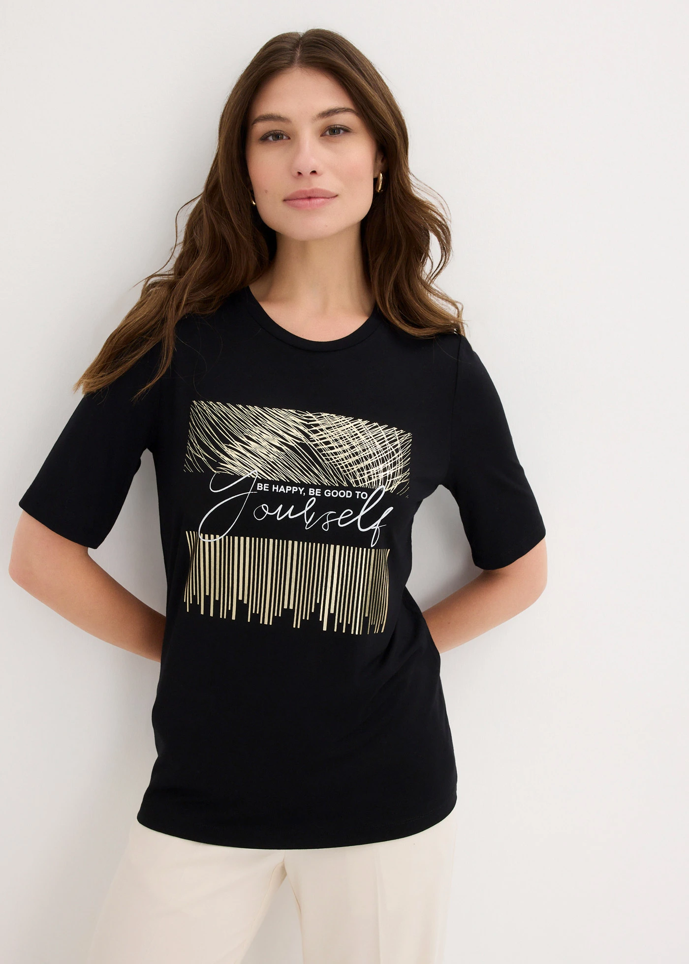 Tričko s potiskem • černá • bonprix obchod