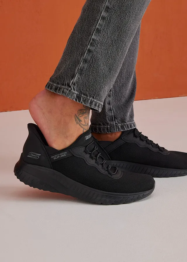 Sneakers Skechers à enfilage facile et mémoire de forme • noir • product-page.page-title-suffix