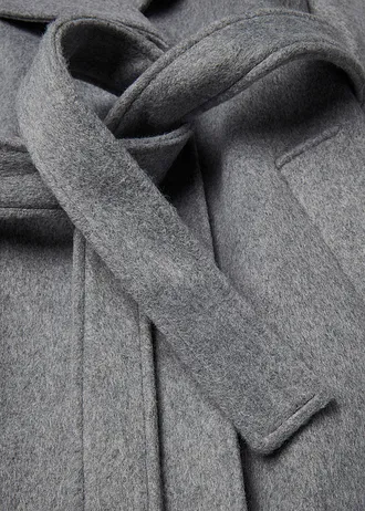 Kabát ve vlněném vzhledu • šedý melír • bonprix obchod